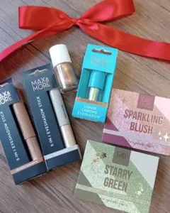 海外コスメ6点SET アイシャドウ・リキッドクローム・チーク