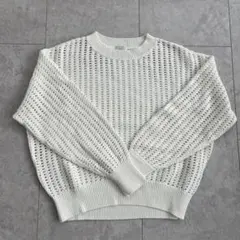 アローズ　グリーンレーベルリラクシング　白　M ニット 長袖　未使用品　お値下げ