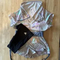 adidas climalite ランニングウェア上下セット、タイツ