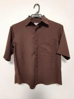 MACKINTOSH PHILOSOPHY 半袖ブラウンシャツ