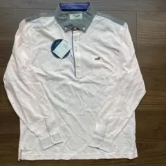 【新品】クロコダイル Crocodile ポロシャツ 長袖　スノーコットン　L