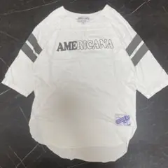 アメリカーナ　Americana カレッジ　ロゴ　Tシャツ　BIGTシャツ
