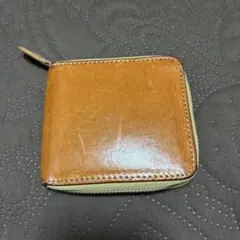 革製二つ折り財布（牛革）　メンズ　レディース