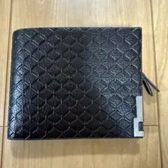 メンズ 二つ折り財布 ブラウン