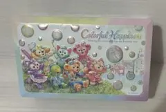 【20周年限定】ダッフィー＆フレンズ カラフルハピネス　チョコレート空き缶