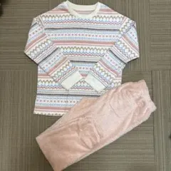 ユニクロ フリースセット パジャマ 140