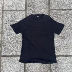 70s Hanes tシャツ 無地 ブラック vintage