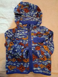 patagonia 魚フード付きウインドブレーカー 12-18Mパタゴニアベビー