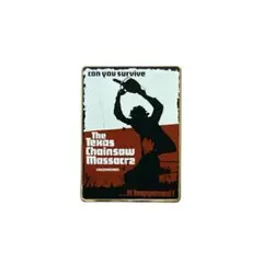 【can you survive】ピンバッジ➕テキサスチェーンソー悪魔のいけにえ