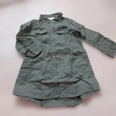 GLOBAL WORK グリーン シャツワンピース M