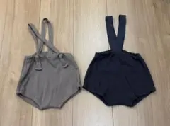 サスペンダー付きブルマ　2点セット　テータテート　バースデイ　70-80