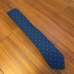 z*y様 dunhill ダンヒル ネイビー ドット柄 ネクタイ