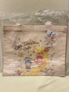 サンリオ リトルツインスターズ カフェ キキララ トートバッグ 平成レトロ