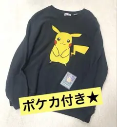 ポケカ付✨ポケモン リーバイス コラボ トレーナー スウェット ピカチュウ L