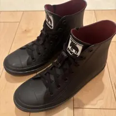 moz レインシューズ ハイカット ブラック　サイズ23cm キッズのサムネイル