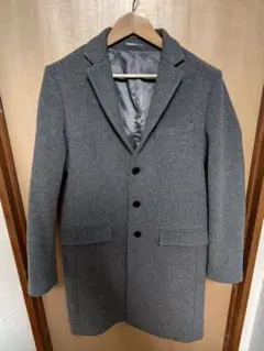 GLOBAL WORK グレー チェスターコート