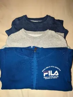 FILA フィラ　西松屋　スエット　パーカ　3点セット　洗い替え　冬休み