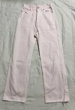 ◆ジーナシス　カラーパンツ　ピンク　Mサイズ