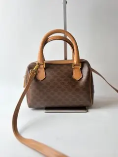 Celine セリーヌ ハンドバッグ マカダム ミニボストン ショルダーバッグ