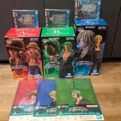 ワンピース一番くじ ルフィ ゾロ サンジ マスターライズ ※エコメルカリ便対応※