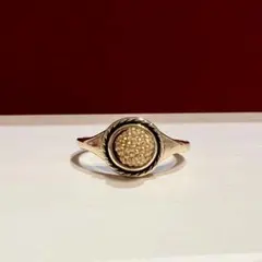 希少品 シルバー 刻印 女神 モチーフ ヴィンテージ リング 