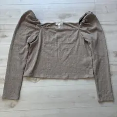 H&M トップス　スクエアネックカットソーのサムネイル