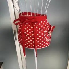 ミニーマウス 水玉模様 エプロンオリエンタルランド