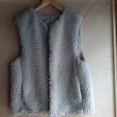 ファーベスト　ボアベスト　ベージュ