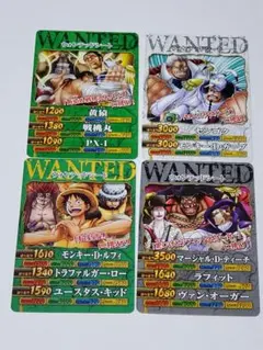 ONE PIECE ワンピーベリーマッチダブル ウォンテッドシート WANTED