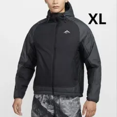 XL 黒 ブラック トレイル ラン プリマロフト ジャケット