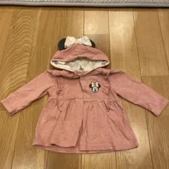 ミニーマウス耳付きフードアウター