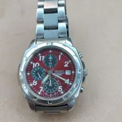 SEIKO 腕時計 7T92-0CA0 クロノグラフ クオーツ