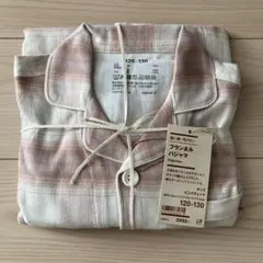 新品　無印良品　フランネルパジャマ　キッズ　120〜130のサムネイル