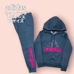 adidas裏起毛スウェット セットアップ レディース XLサイズ