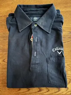 値引きしました！Callaway 黒 ポロシャツ メンズ