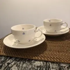 アフタヌーンティー製　ティーカップ&ソーサー2客
