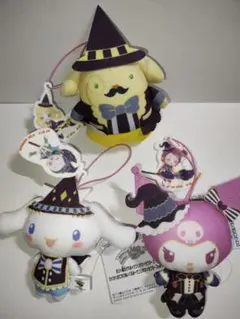 サンリオ おジャ魔女どれみ わくわくおでかけぬいぐるみ 3点