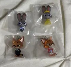 ズートピア2 めじるしアクセサリー　４種　セミコンプリートセット