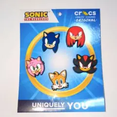 【新品】　ソニック　SONIC　crocs　クロックスジビッツ　jibbitz
