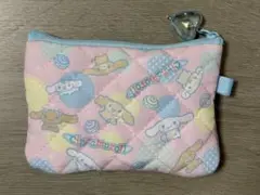 サンリオ　みんなのキルトシリーズ　シークレットミニフラットポーチ　シナモロール