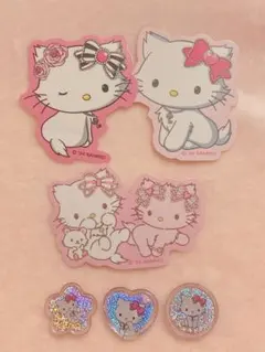 サンリオ チャーミーキティ シールセット おはじきシール ぷっくりシール