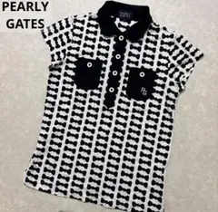 パーリーゲイツ★綿100%★ストレッチ★ポロシャツ【レディース サイズ0（S）】