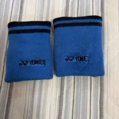 YONEX 青 ストライプ リストバンド 2個セット