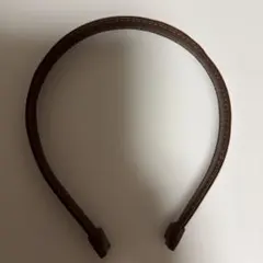 ブラウン　カチューシャ