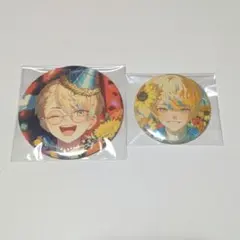 泡*沫様 にじさんじ 緋八マナ 誕生日グッズ 缶バッジ
