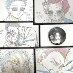 鬼滅の刃　ufotable dining ポストカード　缶バッジ　狛治　恋雪