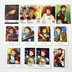 【傷あり】あんさんぶるスターズ　鬼龍紅郎　紙カード類13枚セット　まとめ売り