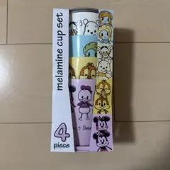 Disney Store メラミンカップ 4점 세트