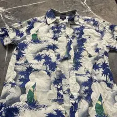 J.CREW アロハシャツ ヨット柄 半袖 コットン Sのサムネイル