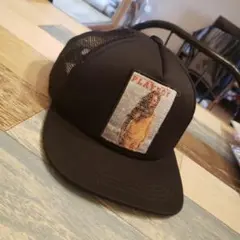 美品 PLAYBOY スパンコール メッシュキャップ ブラック